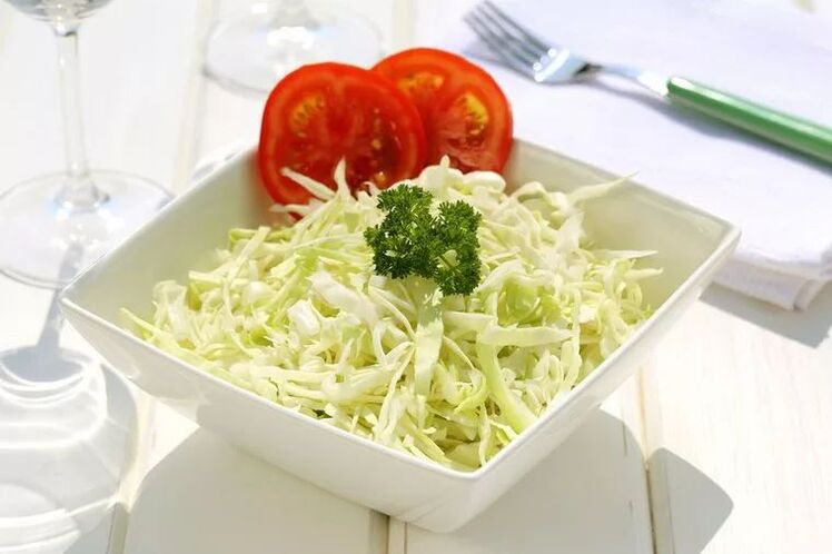 salad dengan diet air